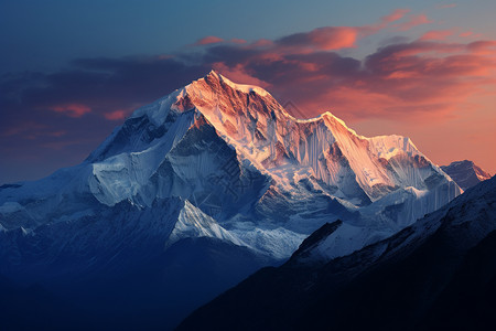 壮丽的雪山图片