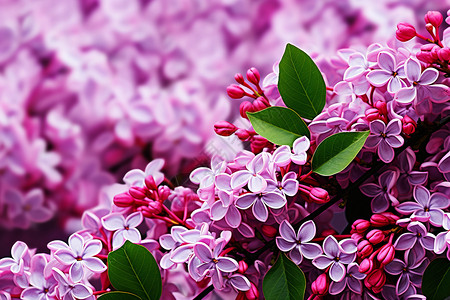 紫罗兰的自然风景高清图片