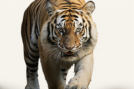 凶猛危险的老虎动物背景图片