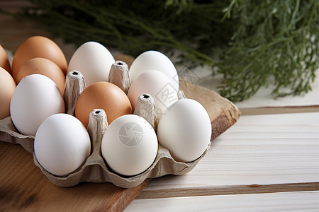 富含蛋白质的鸡蛋背景图片