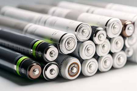 18650锂电池存储电力的电池背景