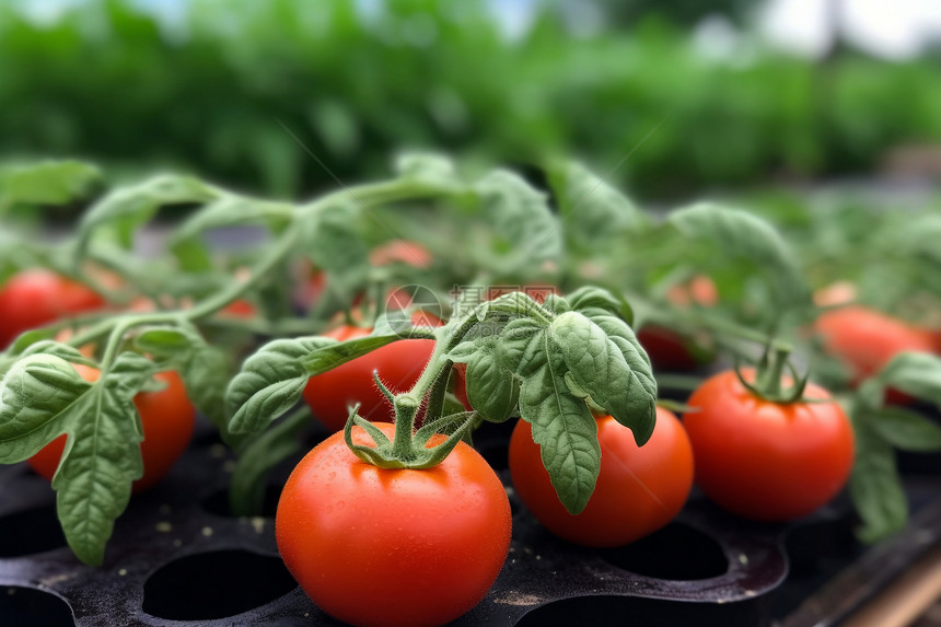 自然种植的番茄图片