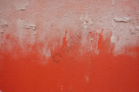 红色的户外石墙图片