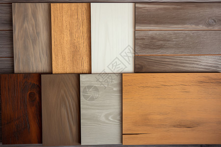 多种纹理的木质地板图片