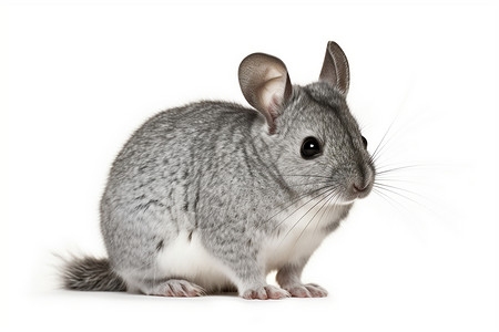 小灰白鼠背景图片