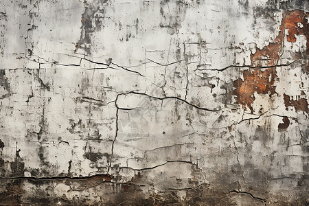 破旧的墙面果皮腐蚀高清图片
