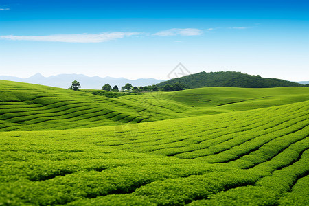 田园风光景色背景图片