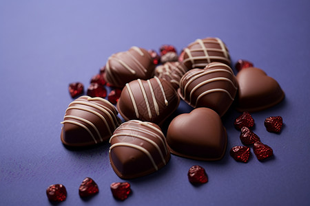 巧克力甜蜜背景图片