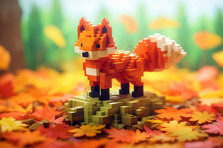 秋日乐趣狐狸图片