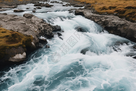 静谧流水图片