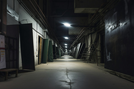 地下的走廊图片