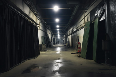 黑暗的走廊图片