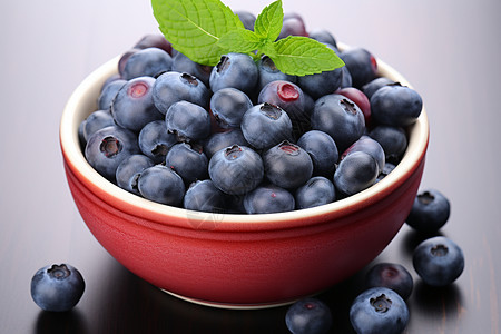 蓝莓水果背景图片