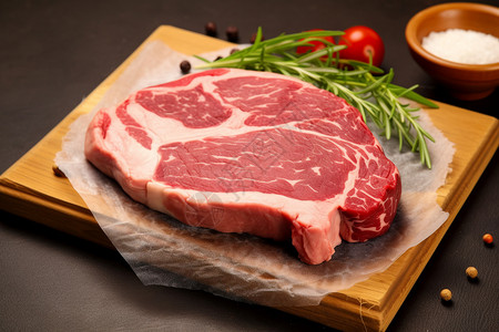 优质肉类新鲜优质的牛排背景