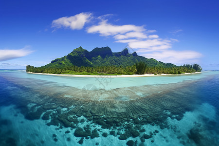 美丽的热带岛屿景观图片