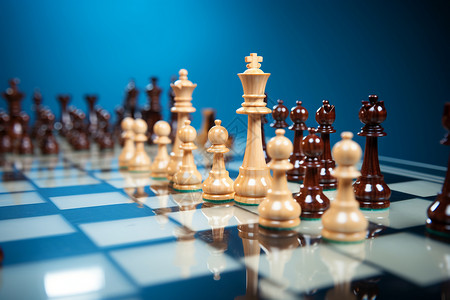 棋子对抗策略背景图片
