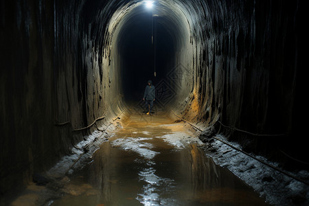地下隧道的入口图片