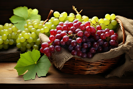 成熟美味的葡萄图片