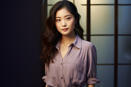 亮丽的亚洲年轻女模特高清质感图片