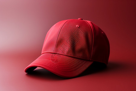 时尚潮流的红色棒球帽图片
