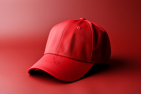 红色时尚品牌的棒球帽图片