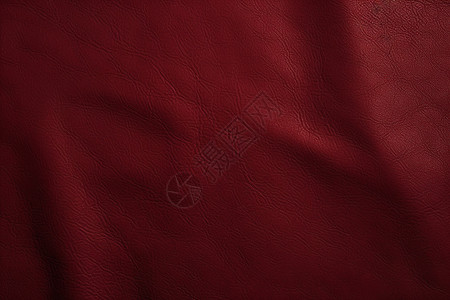 精致的红色皮革面料纹理背景图片