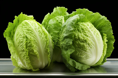 “新鲜绿叶的蔬菜背景图片