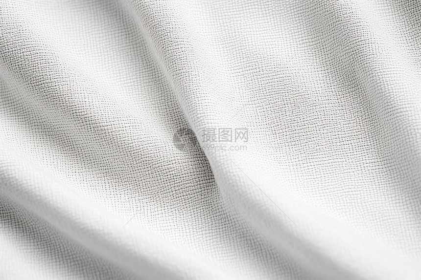 纯白色的纺织物图片