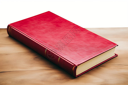 一本红色书籍背景图片