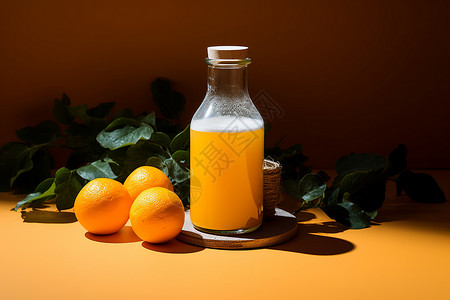 果香四溢的橙汁图片