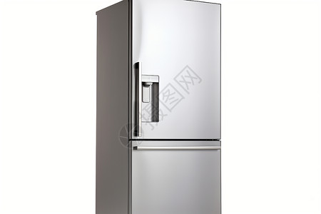 银色冷冻柜没人冷冻柜高清图片