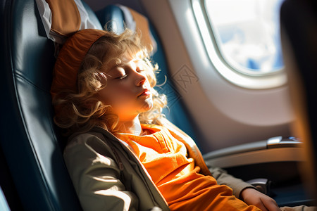 飞机上的一名乘客图片