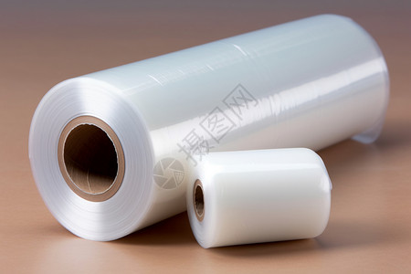 聚乙烯粒白色塑料膜背景