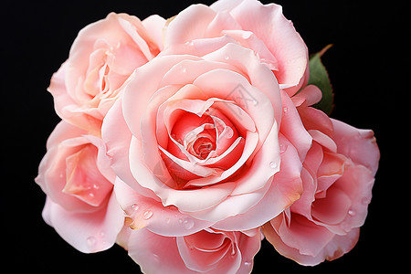 浪漫玫瑰花束背景图片