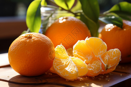 果园中的橙子图片