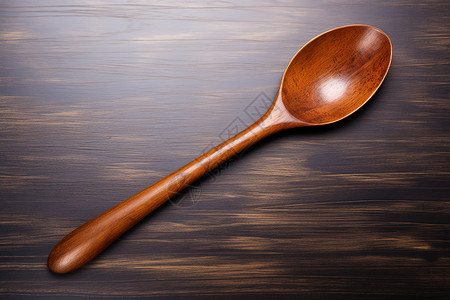 古朴厨房传统木勺背景图片