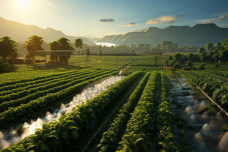 现代化智能灌溉系统图片