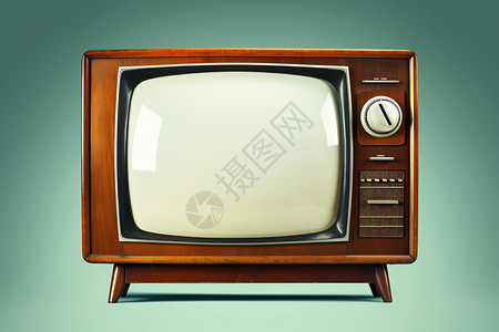 古董电视机背景图片