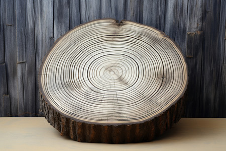 圆形摆件木制圆形桌面背景