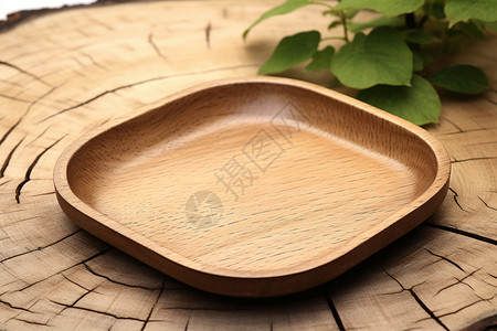 木制食物盘子图片