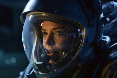 星际战争女人进行太空探索设计图片