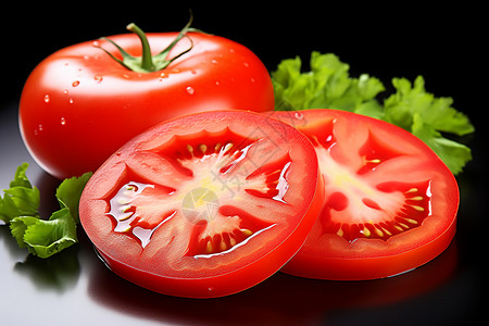 健康营养的新鲜番茄图片