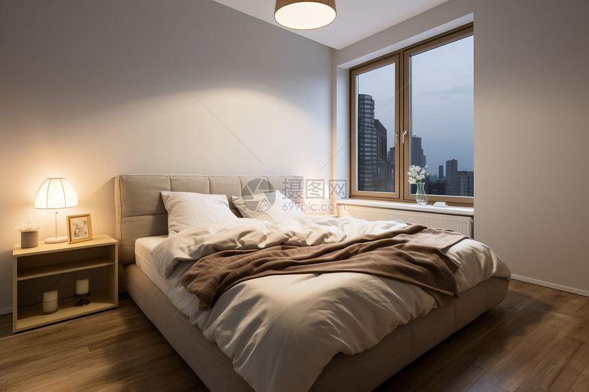 舒适现代的卧室图片