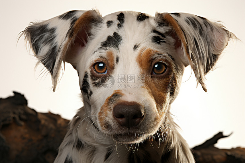 可爱的斑点狗图片