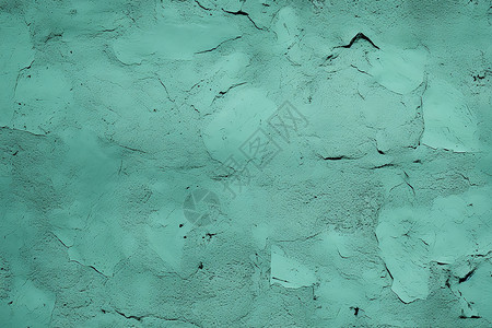 蓝绿色的粗糙墙壁背景背景图片