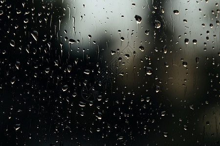 雨中朦胧雨中模糊的窗户背景