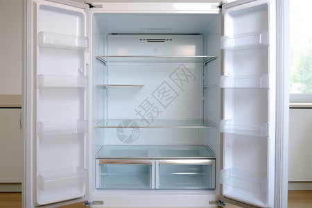 现代家电现代高科技的存储冰箱背景