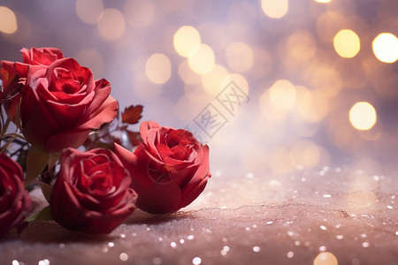 情人节浪漫唯美的玫瑰背景图片