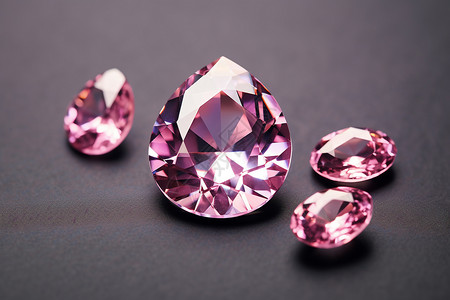 奇彩艳丽的粉色钻石图片