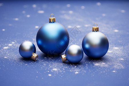 冬季圣诞节节日的装饰品背景图片